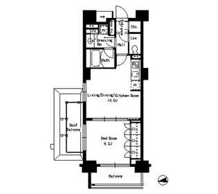 パークアクシス文京ステージ【4階】の間取り