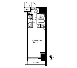パークルージュ赤坂檜町【2階】の間取り