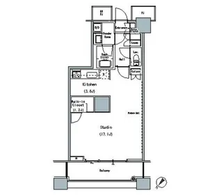 THE TOKYO TOWERS MIDTOWER【18階】の間取り