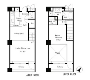 パークアクシス南麻布【2階】の間取り