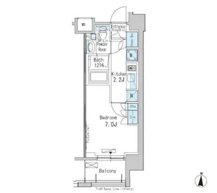 パークアクシス両国【11階】の間取り