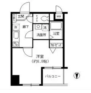 ナポレオーネKAITO【2階】の間取り