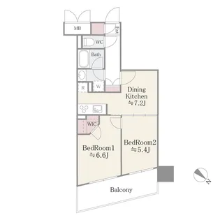 ステラメゾン茗荷谷【12階】の間取り