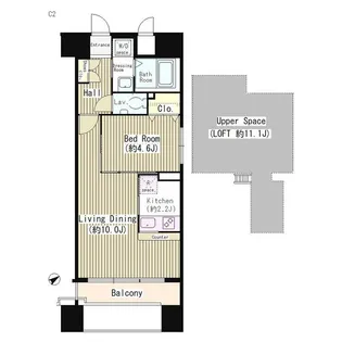 KAMOME【4階】の間取り