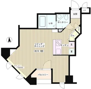 K’S麹町【2階】の間取り