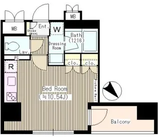 イングランテ浅草橋【4階】の間取り