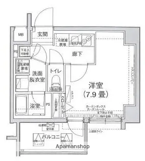 アイルルシェール錦糸町【4階】の間取り