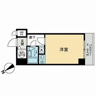 ライオンズプラザ芝公園【2階】の間取り