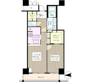 イーストコア曳舟二番館【39階】の間取り