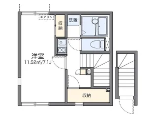 レオネクストメイプル【2階】の間取り