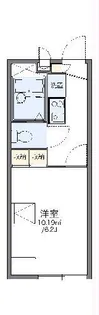 レオパレスサザンコンフォート【1階】の間取り