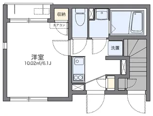 レオネクストキャトル セゾンⅡ【1階】の間取り