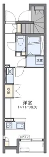 レオネクストキャトル セゾン【1階】の間取り