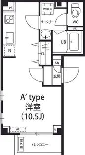 リブリ・清澄白河【1階】の間取り
