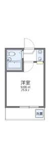 レオパレス八広【2階】の間取り