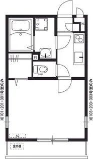リブリ・宮【2階】の間取り