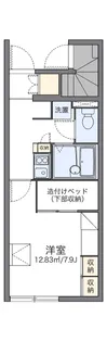 レオパレス昴【1階】の間取り