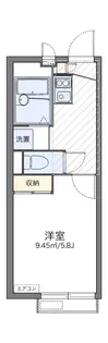 レオパレスウィンリーフ【2階】の間取り