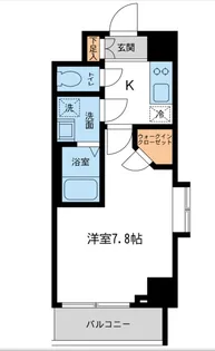 プライムアーバン住吉Ⅱ【0203号室】の間取り