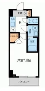 プライムアーバン住吉Ⅱ【5階】の間取り