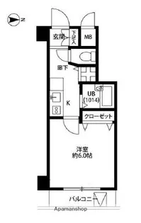 プレール・ドゥーク亀戸Ⅲ【3階】の間取り