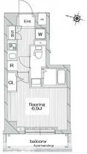グランヴァンフリステーラ東陽町【3階】の間取り