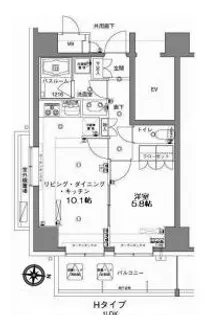 MFPRコート木場公園【9階】の間取り