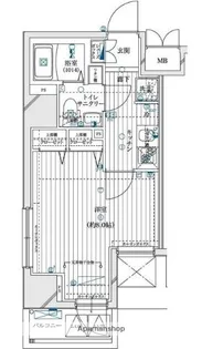スプレスター東陽町アリビエ【5階】の間取り