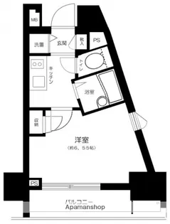 プレスタイル門前仲町【4階】の間取り