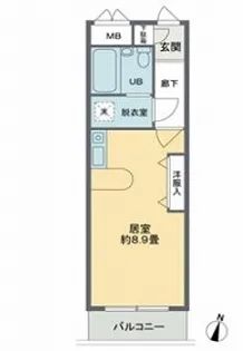 カーサグラン東向島【3階】の間取り
