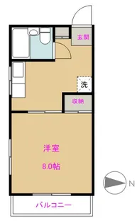 ハイネスカワマタ【5階】の間取り