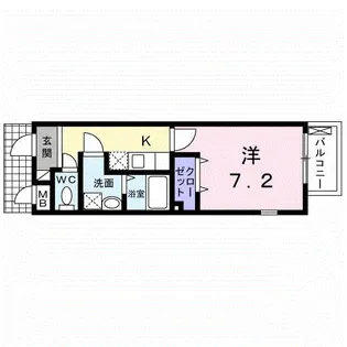 エアリー ミルト【2階】の間取り