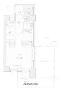 プレール・ドゥーク東陽町【8階】の間取り