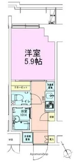 門前仲町レジデンス壱番館【5階】の間取り