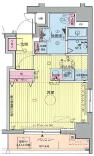 グランフォース東陽町【8階】の間取り