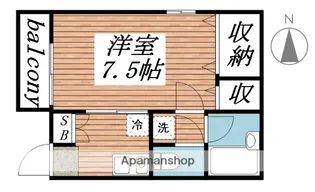 マイム21【1階】の間取り
