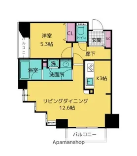 グレイスコート木場【4階】の間取り