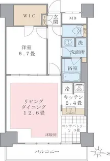 BRILLIA IST 東雲キャナルコート【10階】の間取り