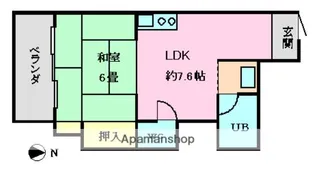コスモピアビル【6階】の間取り