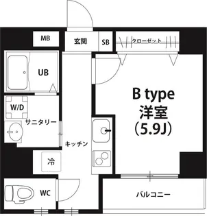 リブリ・うえの【3階】の間取り