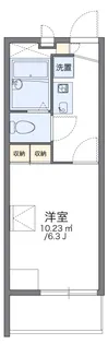 レオパレスリバーサイド壱番館【2階】の間取り