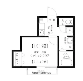フォーチュンカムズ【1階】の間取り