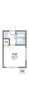 レオパレス堀切【1階】の間取り