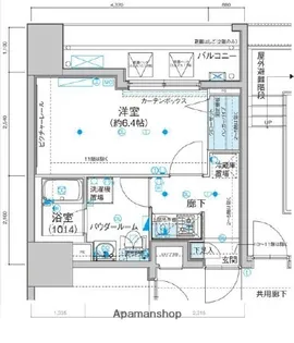 メインステージ住吉【6階】の間取り