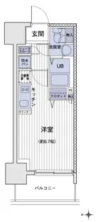 エスティメゾン大島【7階】の間取り