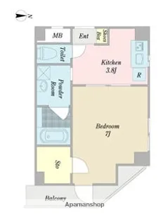 GLANZ【5階】の間取り