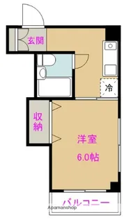 平野ビル【401号室】の間取り