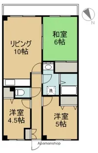 レピドール福田Ⅰ【6階】の間取り