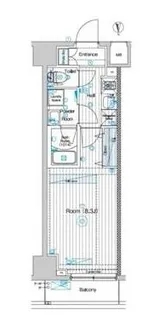 ブライズ亀戸DUE【9階】の間取り