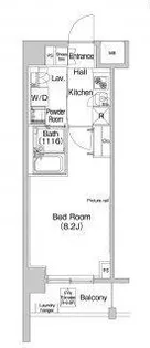 プラウドフラット森下Ⅲ【7階】の間取り